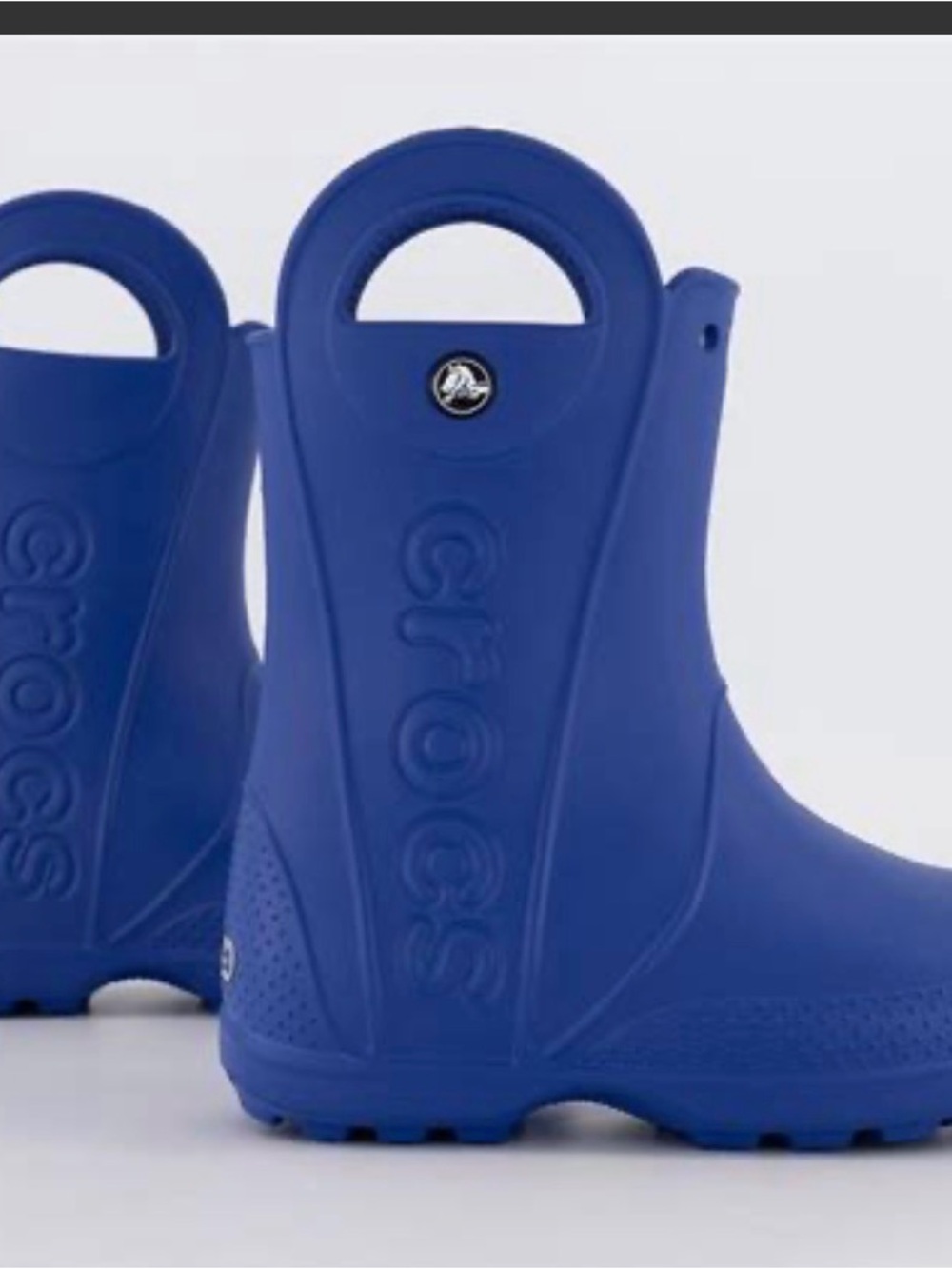 CROCS Kids Waterproof Royal Blue Rain Boots 10